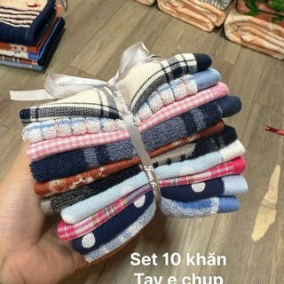 KHĂN LAU MẶT LAU TAY KHĂN LAU CHO BÉ VÀ CẢ NGƯỜI LỚN SIZE 25X25CM