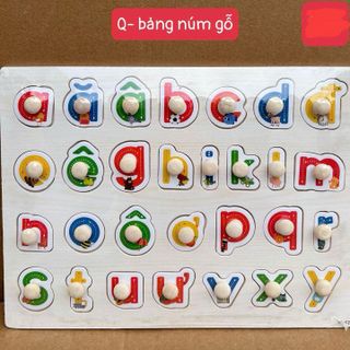 BẢNG GỖ NÚM CẦM THÔNG MINH CHO BÉ