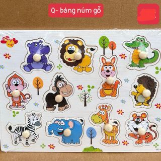 BẢNG GỖ NÚM CẦM THÔNG MINH CHO BÉ