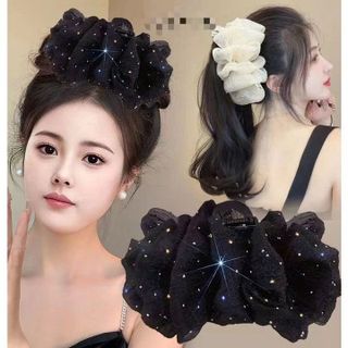 KẸP TÓC VOAN CHẤM BI  SIÊU XINH CHO MỌI LỨA TUỔI