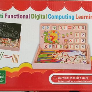 DỤNG CỤ HỌC TOÁN HỘP THẺ GHÉP SỐ VÀ QUE TÍNH GIÚP BÉ HỌC TOÁN