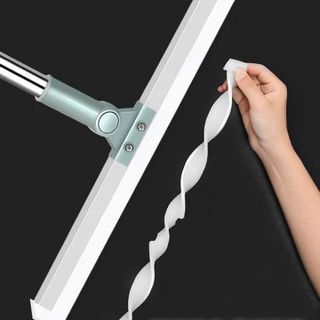 CHỔI GẠT NƯỚC SÀN NHÀ TẮM SILICON  CHỐNG TRƯỢT, XOAY 360 ĐỘ