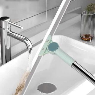 CHỔI GẠT NƯỚC SÀN NHÀ TẮM SILICON CHỐNG TRƯỢT, XOAY 360 ĐỘ