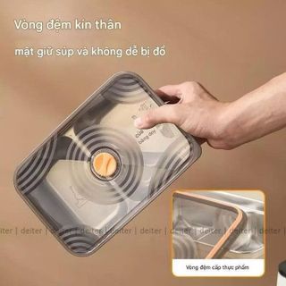 HỘP ĐỰNG THỰC PHẨM BẰNG INOX, KHAY ĐỰNG ĐỒ ĐỂ TỦ LẠNH NGĂN MÙI CÓ NẮP ĐẬY