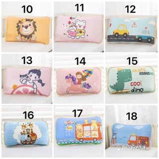 SET GỐI + VỎ GỐI CAO SU NON CHO BÉ SIÊU YÊU