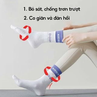 SET 8 ĐÔI TẤT CỔ CAO , TKE CAO SU CHỐNG TRƠN TRƯỢT