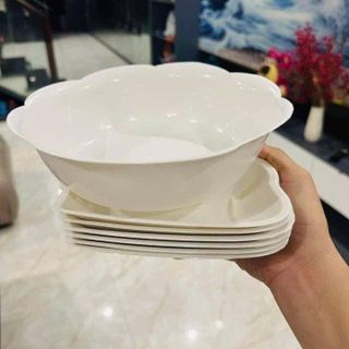BỘ BÁT HOA MẶT TRỜI NHỰA PHÍP ĐƯỜNG KÍNH 50CM LOẠI NHỠ