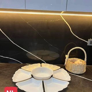 BỘ BÁT HOA MẶT TRỜI NHỰA PHÍP ĐƯỜNG KÍNH 50CM LOẠI NHỠ