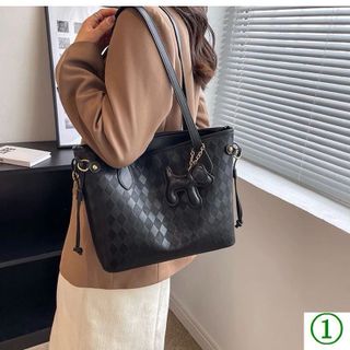 Túi xách nữ , túi đeo chéo ,công sở in ô hai quai xách kèm tag cún M504