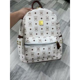 BALO đi học , balo đi chơi thời trang size 40 Hoạt tiết gấu để vừa giấy a4, sách vở , lattop K529