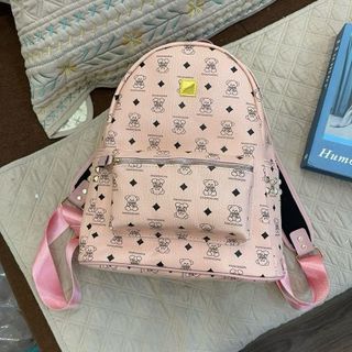 BALO đi học , balo đi chơi thời trang size 40 Hoạt tiết gấu để vừa giấy a4, sách vở , lattop K529