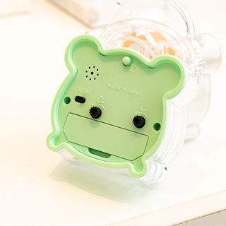 Đồng Hồ Báo Thức Mini Trong Suốt Hoạt Hình Dễ Thương Để Bàn TT15