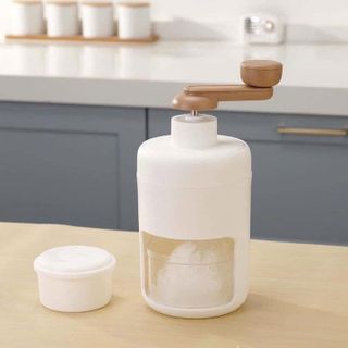 MÁY BÀO ĐÁ MINI XAY ĐÁ TUYẾT QUAY BẰNG TAY ĐA NĂNG