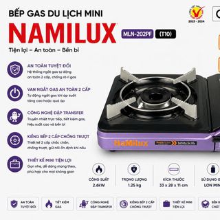 BẾP GAS DU LỊCH MINI NAMILUX MLN-202PF (T10)