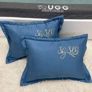 VỎ GỐI LỤA SIÊU XỊN MỀM MỊN MƯỚT TAY SÉT 2 CHIẾC