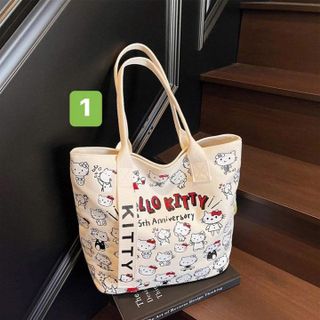 TÚI TOTE HELLO KITTY KHOÁ KÉO