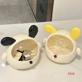 HỘP ĐỰNG PHỤ KIỆN ĐA NĂNG CÓ NẮP TAI THỎ XINH XINH