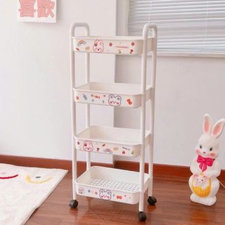 KỆ ĐỰNG ĐỒ ĐA NĂNG 4 TẦNG CÓ BÁNH XE