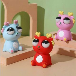 BỘ ĐỒ CHƠI RỒNG MẮT LỒI ĐÀN HỒI DÀNH CHO BÉ