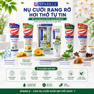 Kem Đánh Răng Thái Lan Sparkle Làm Trắng Răng Giảm Hôi Miệng