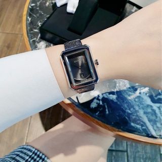 SALE ĐỒNG HỒ NỮ SIÊU CẤP CHANEU DÂY LƯỚI FULL ĐEN