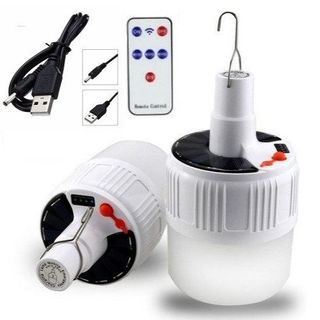 BÓNG ĐÈN TÍCH ĐIỆN LED 100W - KÈM ĐIỀU KHIỂN VÀ SẠ