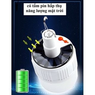 BÓNG ĐÈN TÍCH ĐIỆN LED 100W - KÈM ĐIỀU KHIỂN VÀ SẠ
