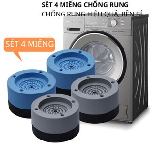 SET 4 CÁI CHÂN ĐẾ CHỐNG RUNG LẮC TỦ LẠNH, MÁY GIẶT