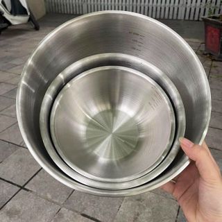 BỘ 3 BÁT TRỘN INOC CÓ VẠCH ĐO LƯỢNG NƯỚC