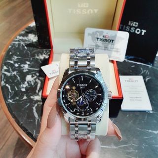 SĂN SALE ĐỒNG HỒ NAM TRUNG CẤP TÍSOC DÂY THÉP LỘ ĐÁY CƠ