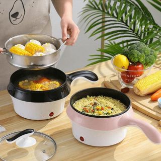 NỒI ĐIỆN MINI ĐA NĂNG CHỐNG DÍNH - KÈM VỈ HẤP