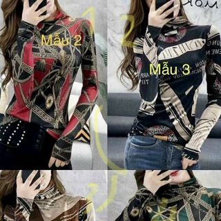 ÁO GIỮ NHIỆT CỔ CAO HỌA TIẾT