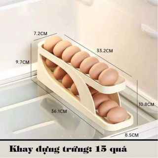 KHAY ĐỰNG TRỨNG 2 TẦNG THÔNG MINH TỰ ĐỘNG LĂN