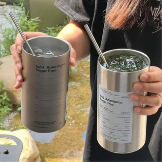 CỐC GIỮ NHIỆT TẶNG KÈM ỐNG HÚT