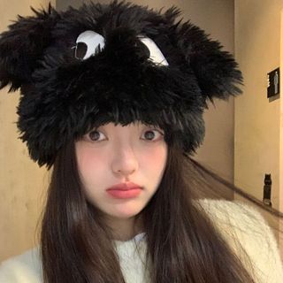 MŨ LÔNG HÌNH CHÓ MẮT TO KUTE