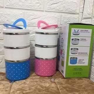 CẶP LỒNG CHẤM BI 3 TẦNG GIỮ NHIỆT