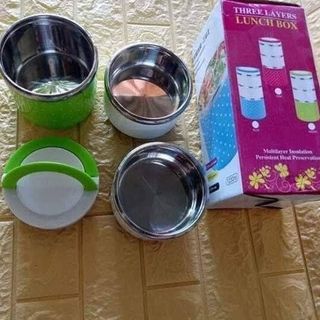CẶP LỒNG CHẤM BI 3 TẦNG GIỮ NHIỆT