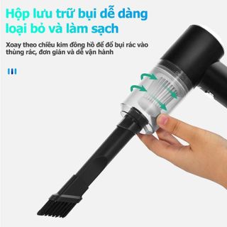 MÁY HÚT BỤI CẦM TAY MINI 2IN1