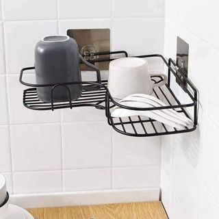 KỆ GÓC ĐEN DÁN TƯỜNG SIÊU CHẮC