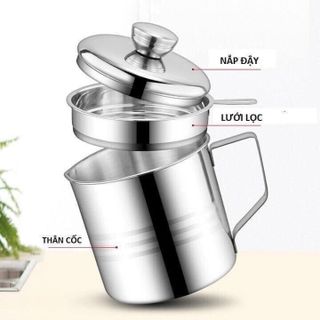 CA LỌC DẦU ĂN CHẤT LIỆU INOX