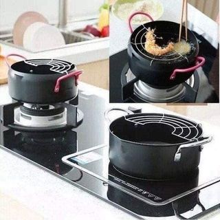 NỒI CHIÊN 18CM KÈM VỈ GÁC LỌC DẦU