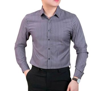 ÁO SƠ MI NAM TAY DÀI TUTO5 SMK03 – HỌA TIẾT KẺ SỌC, CHẤT LỤA DỆT CAO CẤP (HÀNG GẤP HỘP SANG TRỌNG)