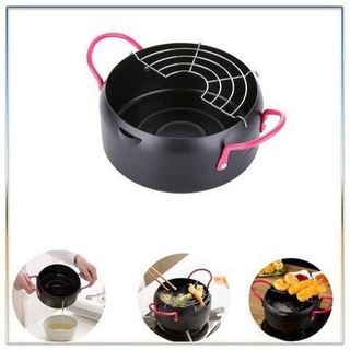 NỒI CHIÊN 18CM KÈM VỈ GÁC LỌC DẦU