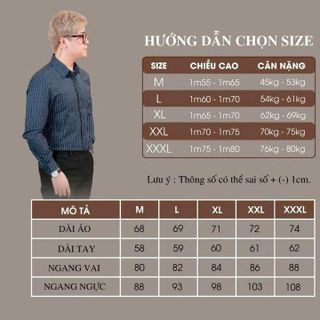 ÁO SƠ MI NAM TAY DÀI TUTO5 SMK03 – HỌA TIẾT KẺ SỌC, CHẤT LỤA DỆT CAO CẤP (HÀNG GẤP HỘP SANG TRỌNG)