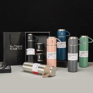 SET BÌNH GIỮ NHIỆT INOX 304 KÈM 2 CỐC