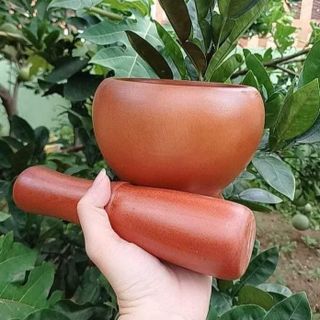 BỘ CHÀY, CỐI GỖ SIZE 14CM