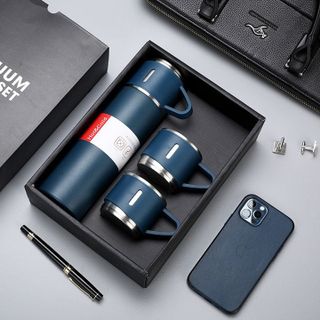 SET BÌNH GIỮ NHIỆT INOX 304 KÈM 2 CỐC