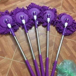 CÂY LAU NHÀ XOAY 360 ĐỘ MÂM TRÒN TIỆN DỤNG