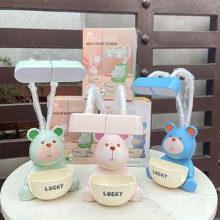 ĐÈN HỌC 2 BÓNG LUCKY HÌNH GẤU