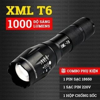 ĐÈN PIN SIÊU SÁNG LED XML-T6